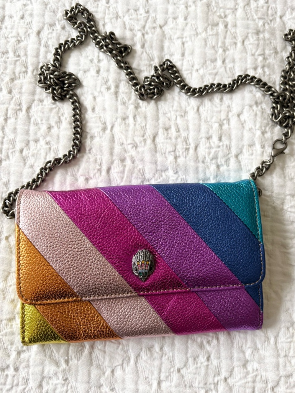 Kurt Geiger Rainbow Purse Kensington Wallet On Chain